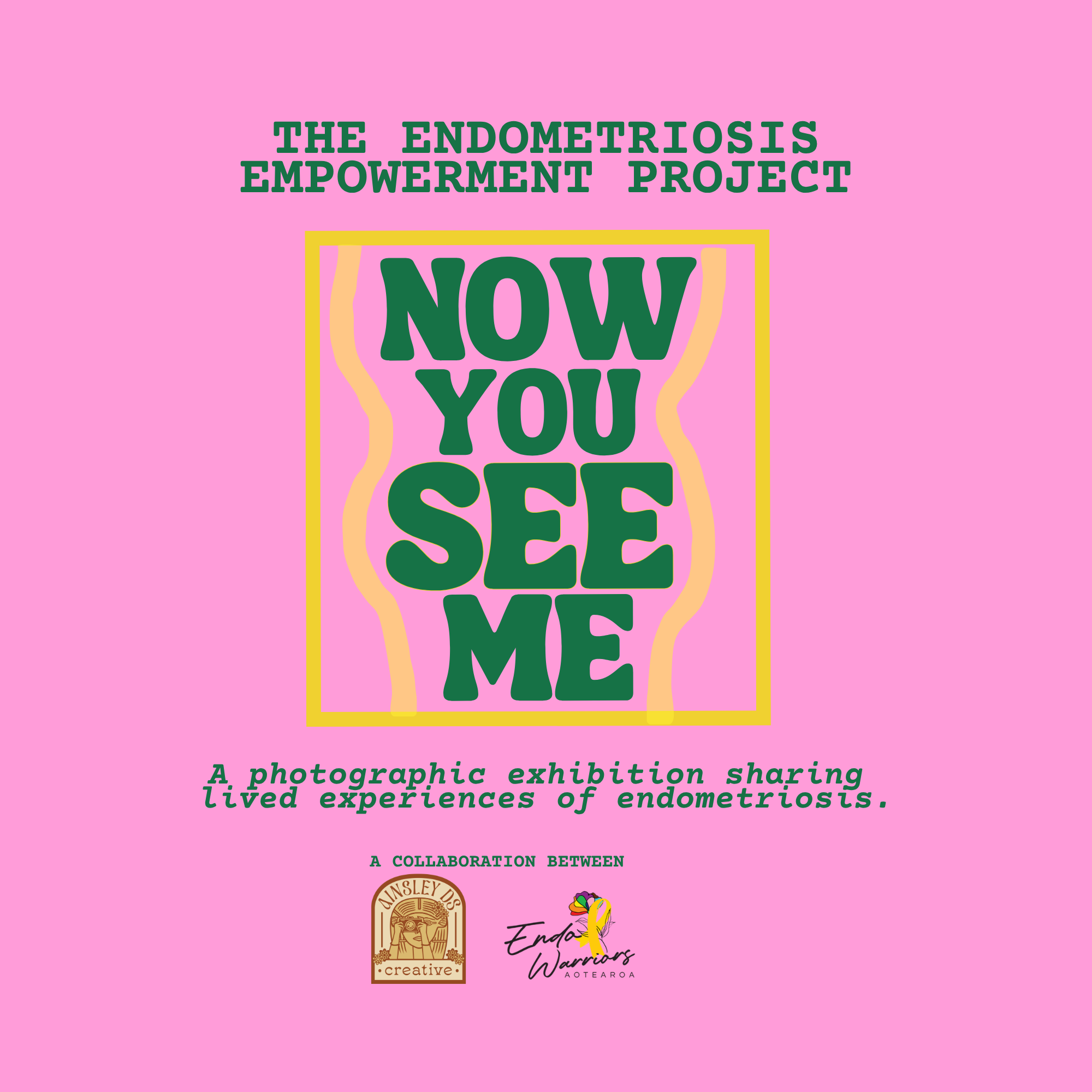 Now You See Me – The Endometriosis Empowerment Project exhibition artwork