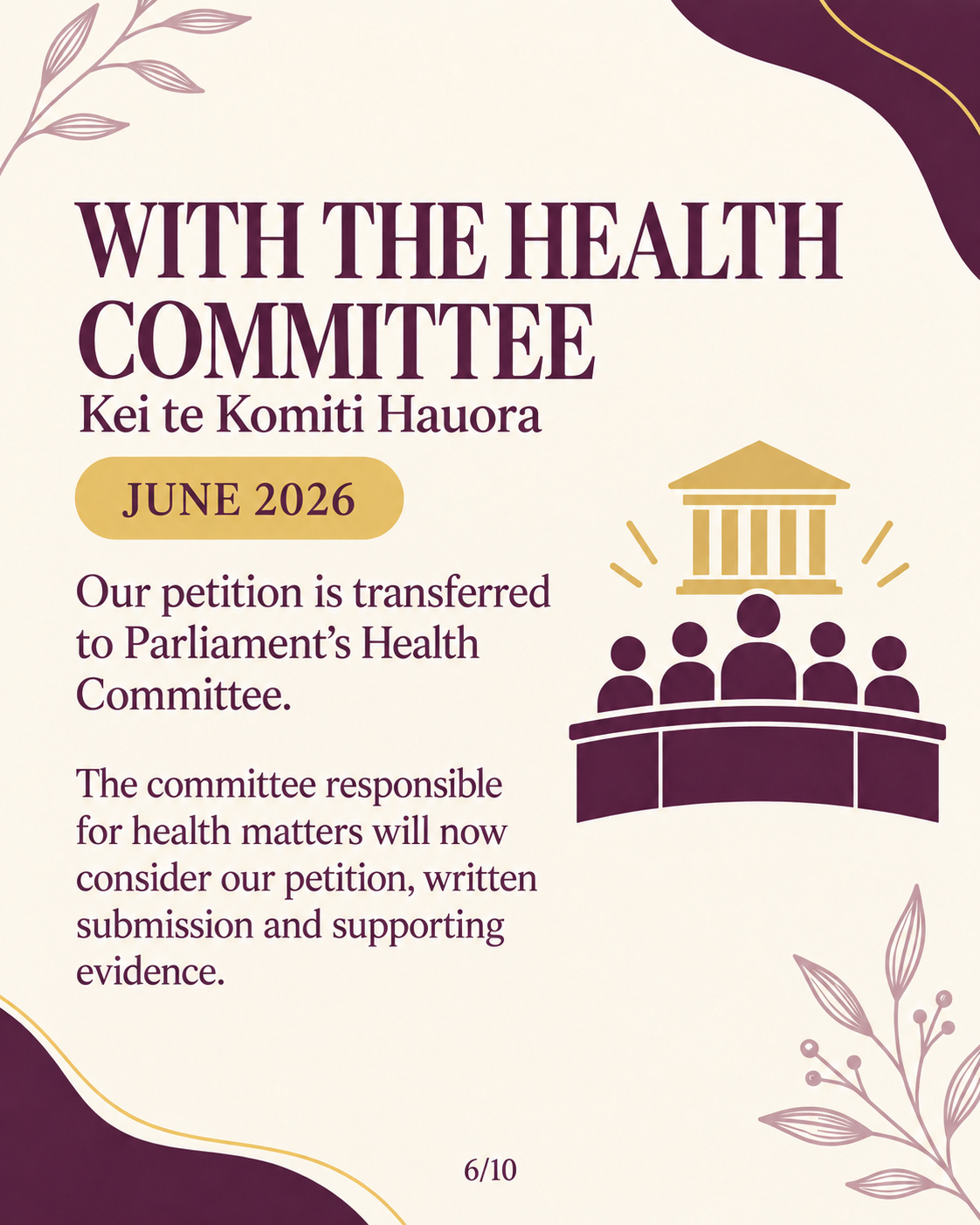Petition transferred to the Health Committee.